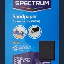 Spectrum Werkzeug<Schleifpapier-Set