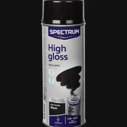 Spectrum Farbe<Sprühfarbe Hochglanz Schwarz