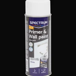 Spectrum Farbe<Sprühfarbe 2-in-1 Primer & Wandfarbe Weiß