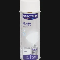 Spectrum Farbe<Sprühfarbe Mattweiß