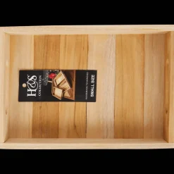 Action Wohnaccessoires<Tablett aus Teakholz