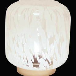 Action Lampen<Tischlampe aus Glas