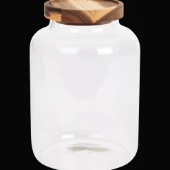Action Aufbewahren & Mitnehmen<Vorratsglas mit Holzdeckel