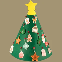 Action Basteln<Weihnachtsbaum-Dekoset