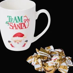 Action Schokolade<Weihnachtsbecher mit Pralinen