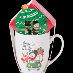 Action Schokolade<Weihnachtsbecher mit Pralinen