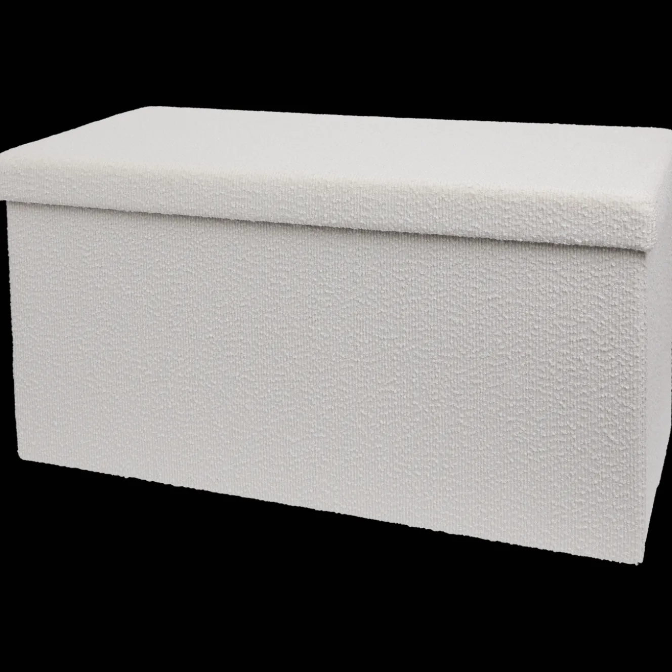 Action Wohnaccessoires<XL Stauraumhocker mit Teddystoff