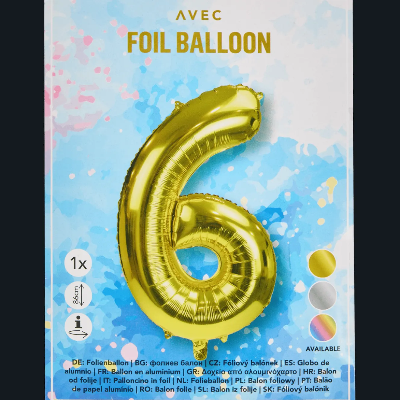 Action Ballons & Girlanden<Zahlen-Folienballon